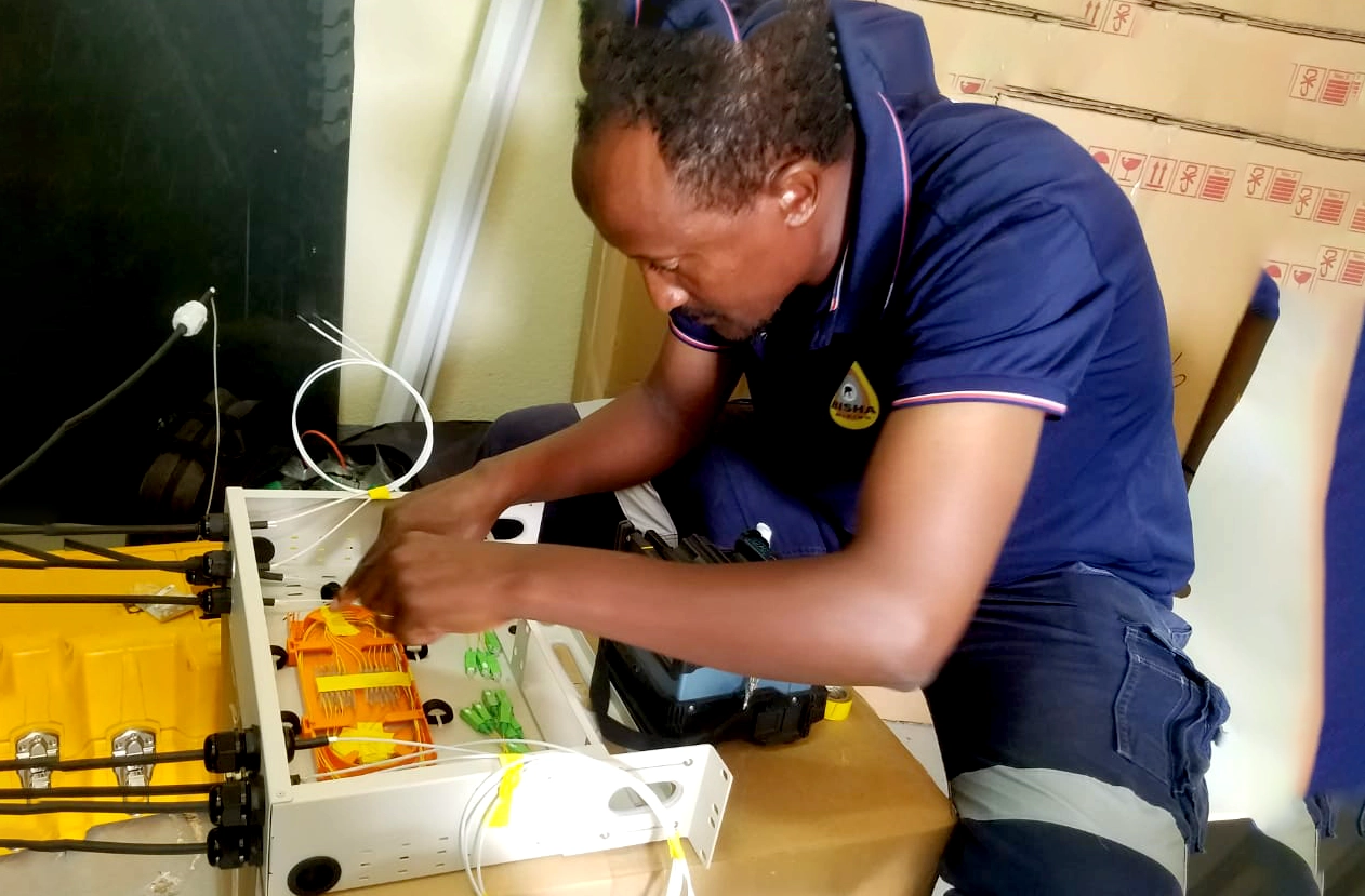 Installation Optical Fiber